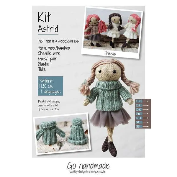 Go Handmade strikkekit Astrid