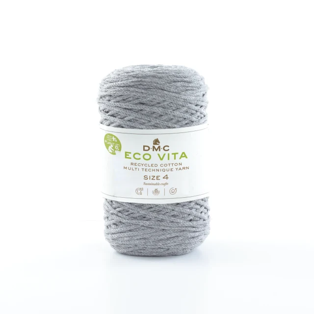 DMC Eco Vita 4 Garn Unicolor 122 Light grey