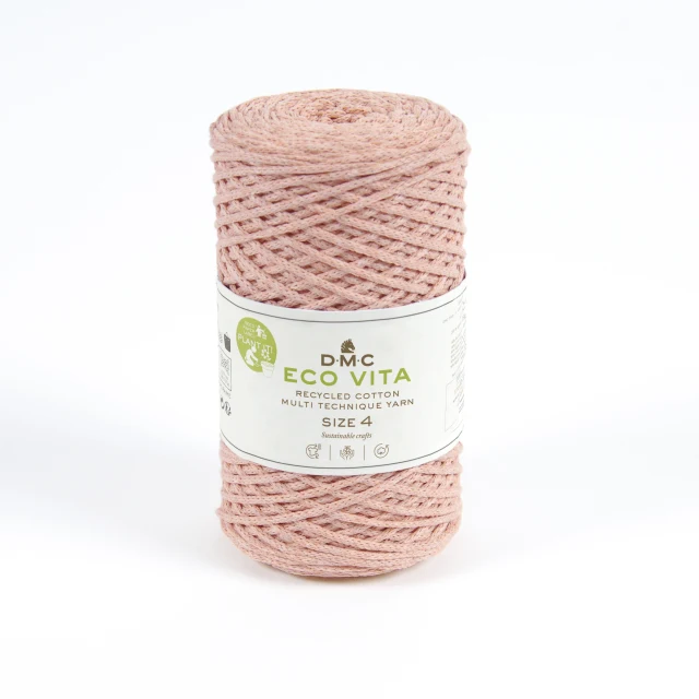 DMC Eco Vita 4 Garn Unicolor 104 Pink