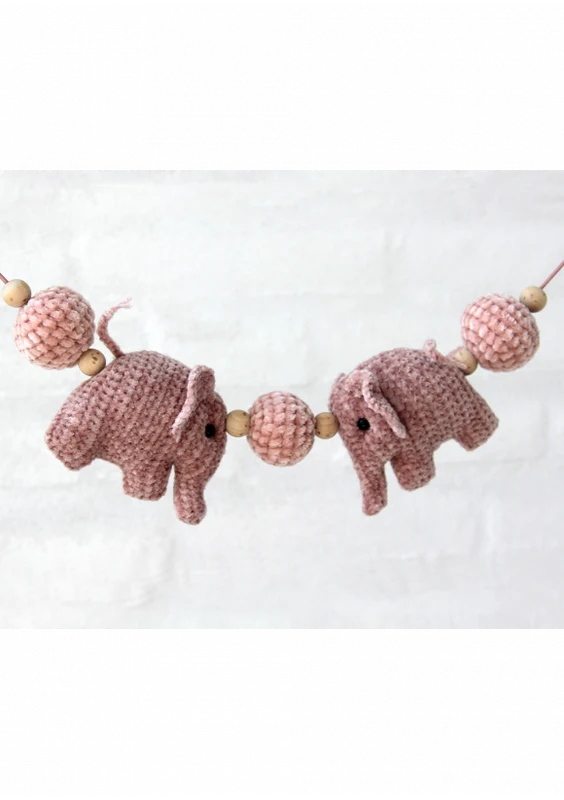 96270 - Elefant barnevognskæde