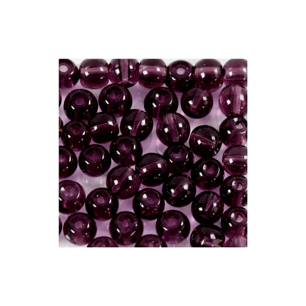 Glasperler 4mm, 45 stk