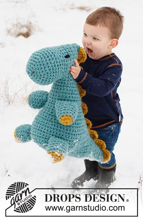 41-29 Dino Cuddles by DROPS Design