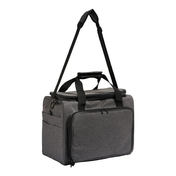 Garntaske stor, mørkegrå