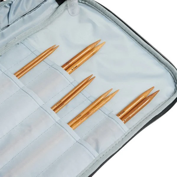 Garntaske stor, mørkegrå