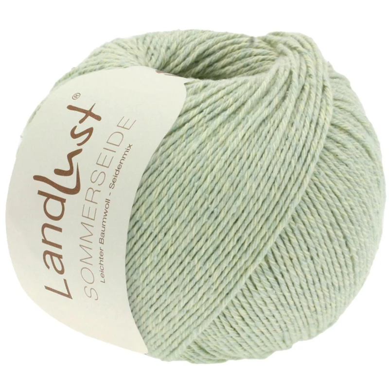 Lana Grossa Landlust Sommerseide 40 Lindgrøn