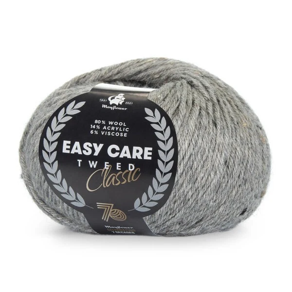 Mayflower Easy Care Classic Tweed 552 Lysegrå