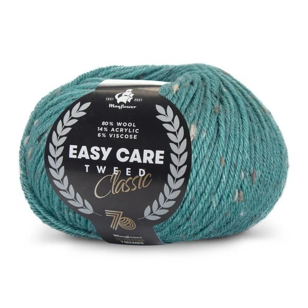 Mayflower Easy Care Classic Tweed 599 Mørk akvamarin