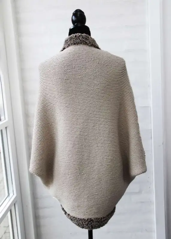 96530 Strikket Sjalsjakke