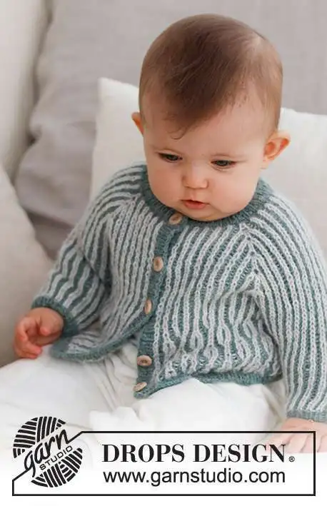 43-18 Harbour Highlights Cardigan by DROPS Design