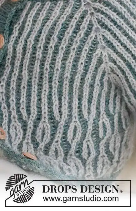 43-18 Harbour Highlights Cardigan by DROPS Design