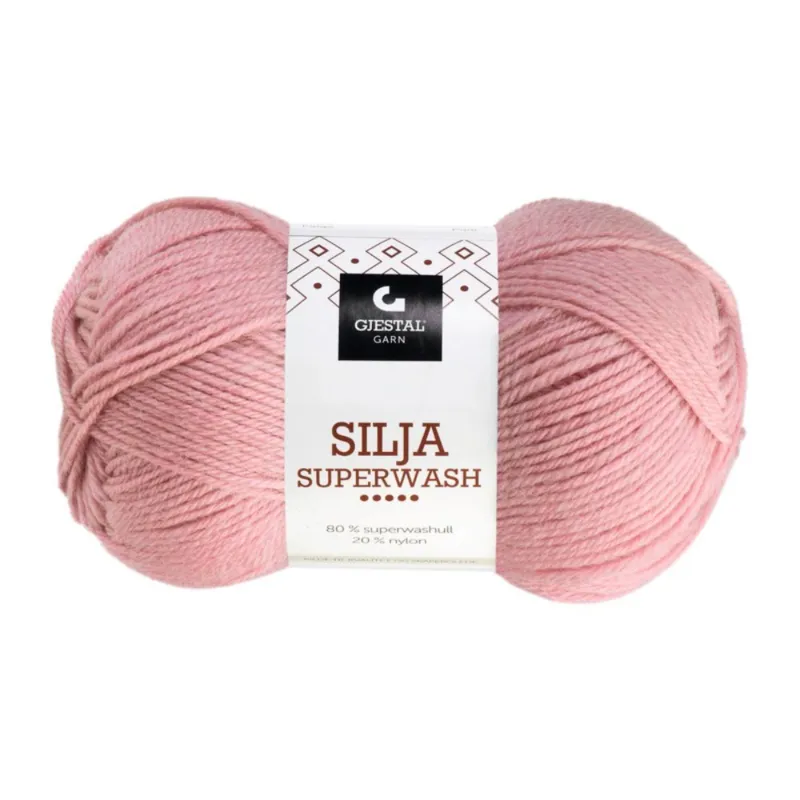 Gjestal Silja Superwash 381 Gammelrosa
