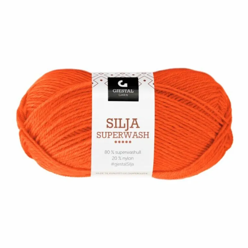 Gjestal Silja Superwash 399 Orange