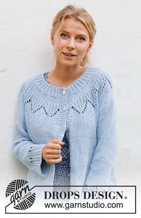230-17 Echo Mountain Cardigan by DROPS Design