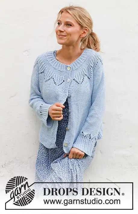 230-17 Echo Mountain Cardigan by DROPS Design