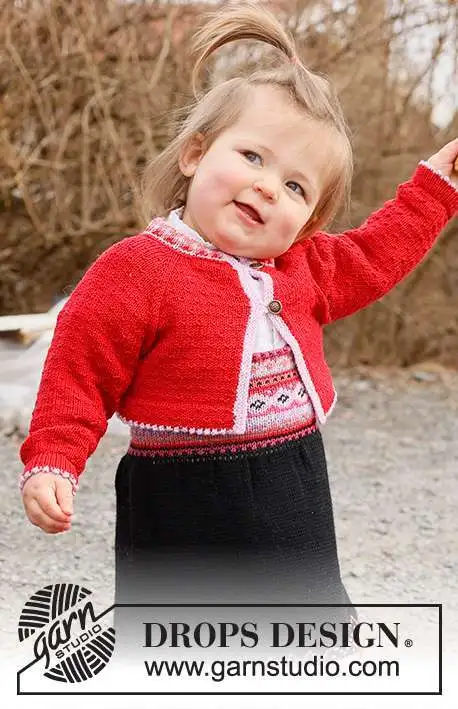 44-2 Hipp Hipp Hurra Jacket by DROPS Design