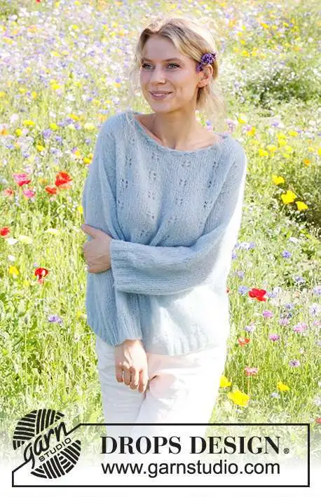 230-49 Blue Butterfly by DROPS Design