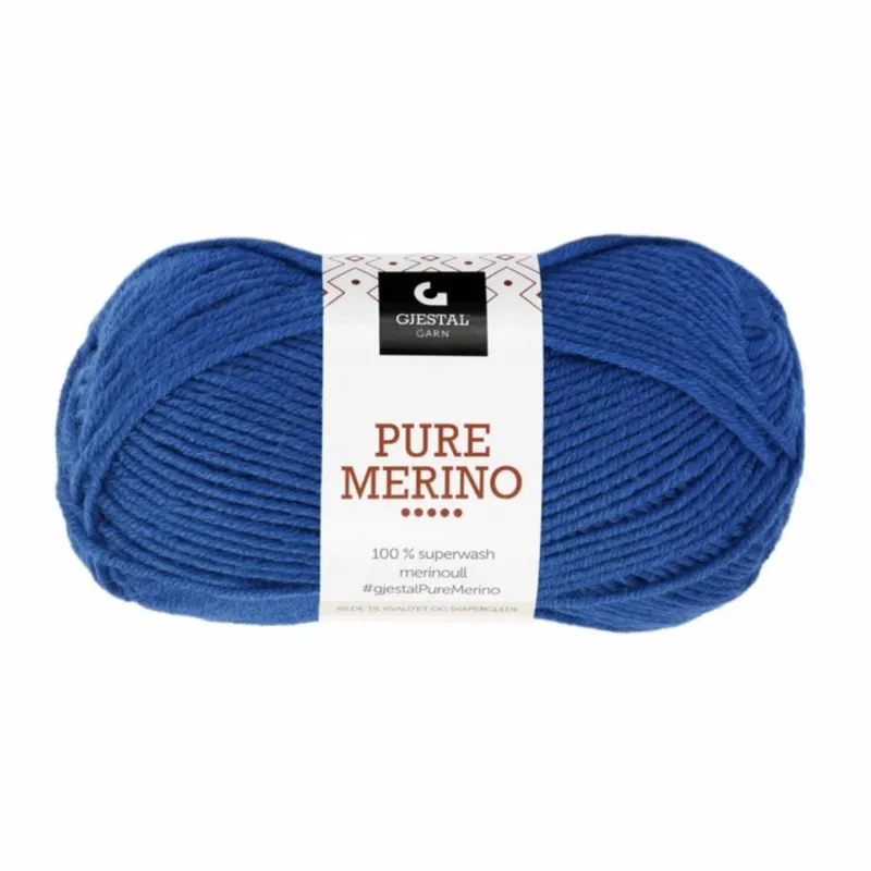 Gjestal Pure Merino 130 Kongeblå