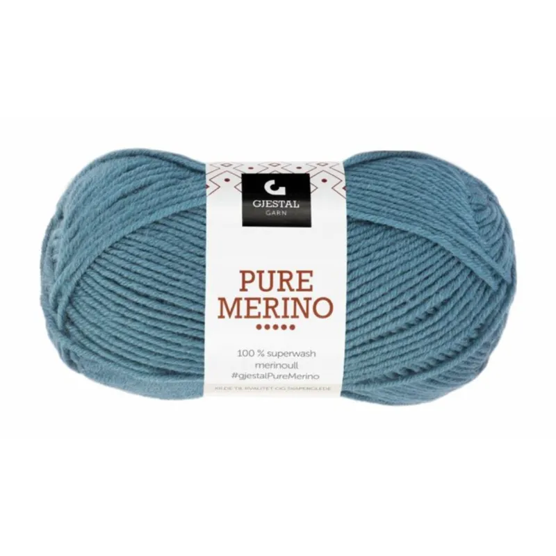Gjestal Pure Merino 122 Lys denim