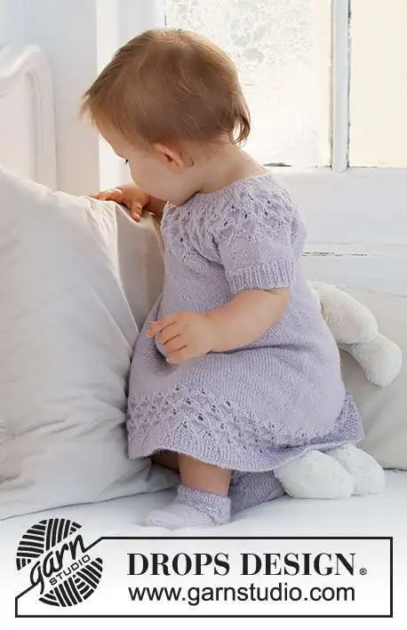 43-11 Bellflower Dress by DROPS Design