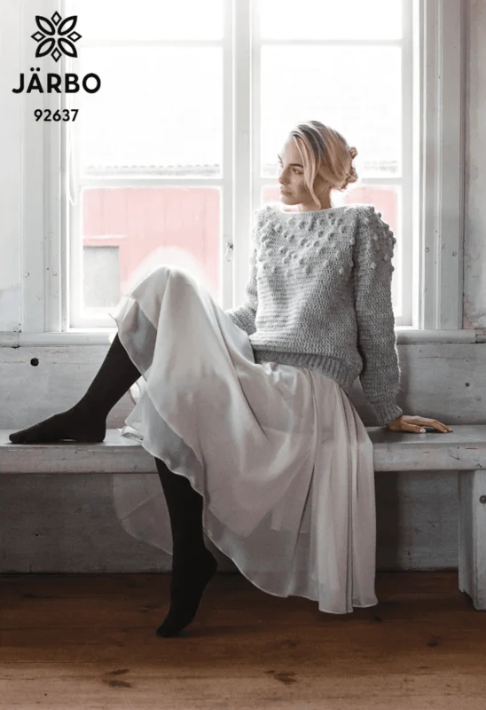 92637 SNÖDROPPE - VIRKAD TRÖJA