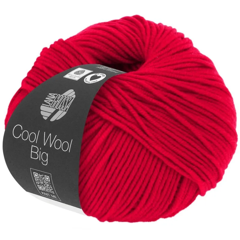 Lana Grossa Cool Wool Big 648 Karminrød
