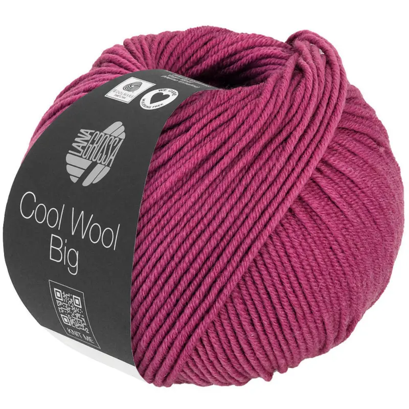 Lana Grossa Cool Wool Big 1027 Indisk rød