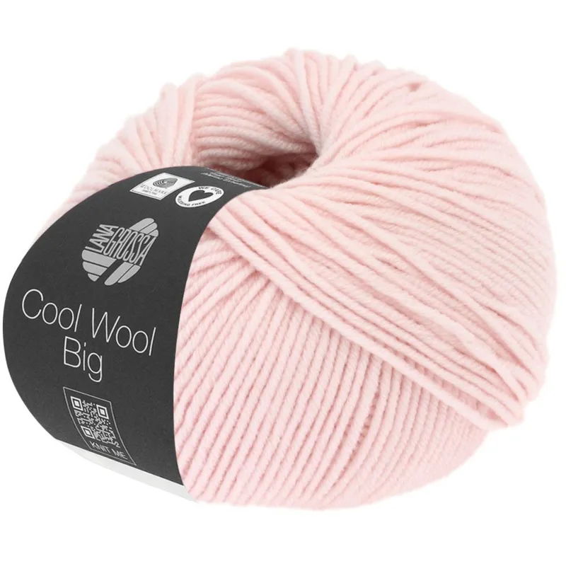 Lana Grossa ool Wool Big 605 Sart Rosa