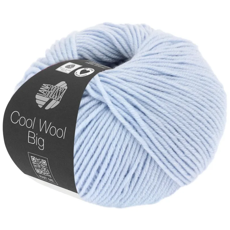 Lana Grossa Cool Wool Big 604 Lyseblå
