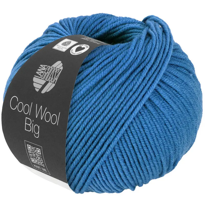 Lana Grossa Cool Wool Big 1023 Topasblå