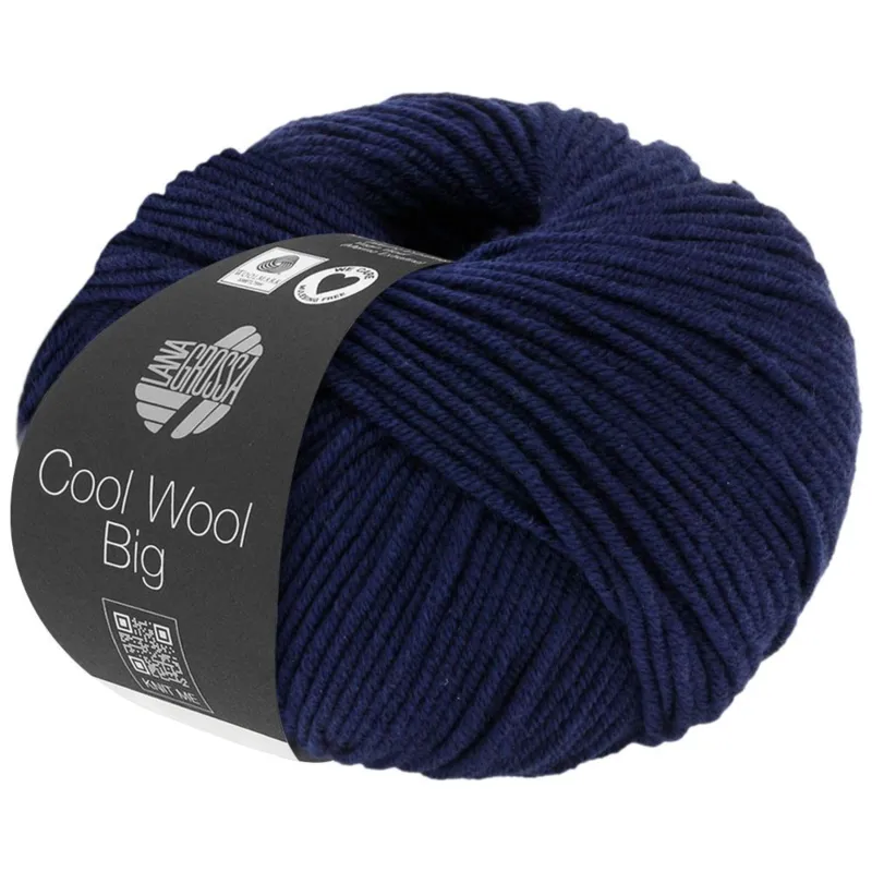 Lana Grossa Cool Wool Big 630 Natblå