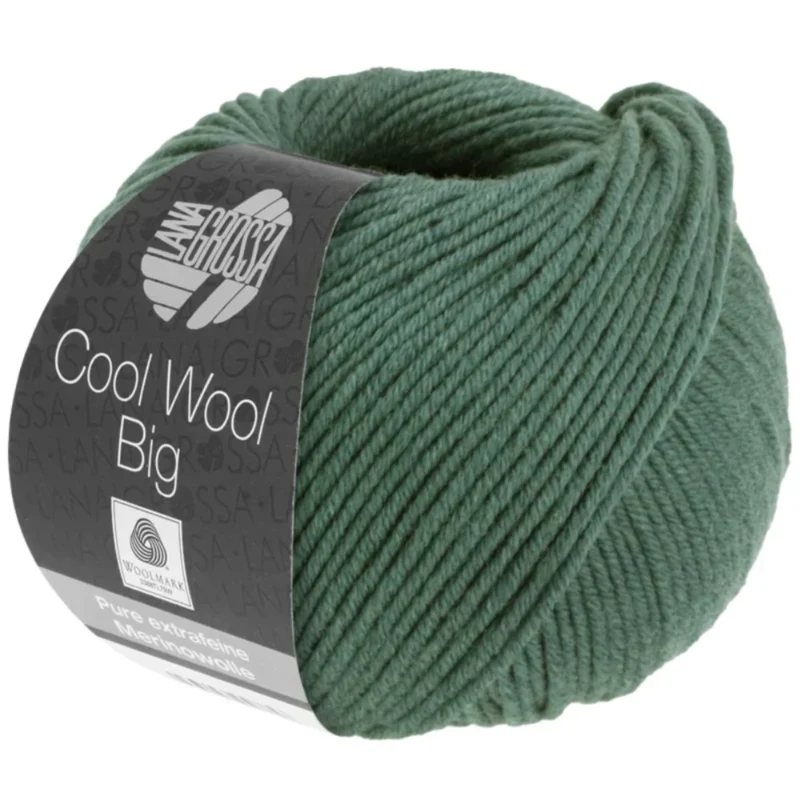 Lana Grossa Cool Wool Big 1004 Mosgrøn