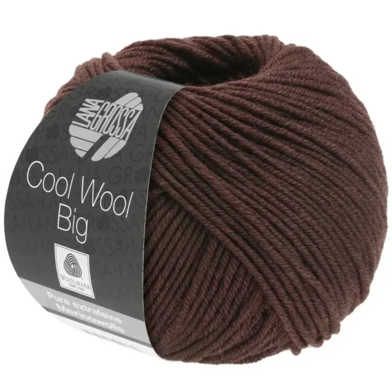 Lana Grossa Cool Wool Big 987 Chokoladebrun