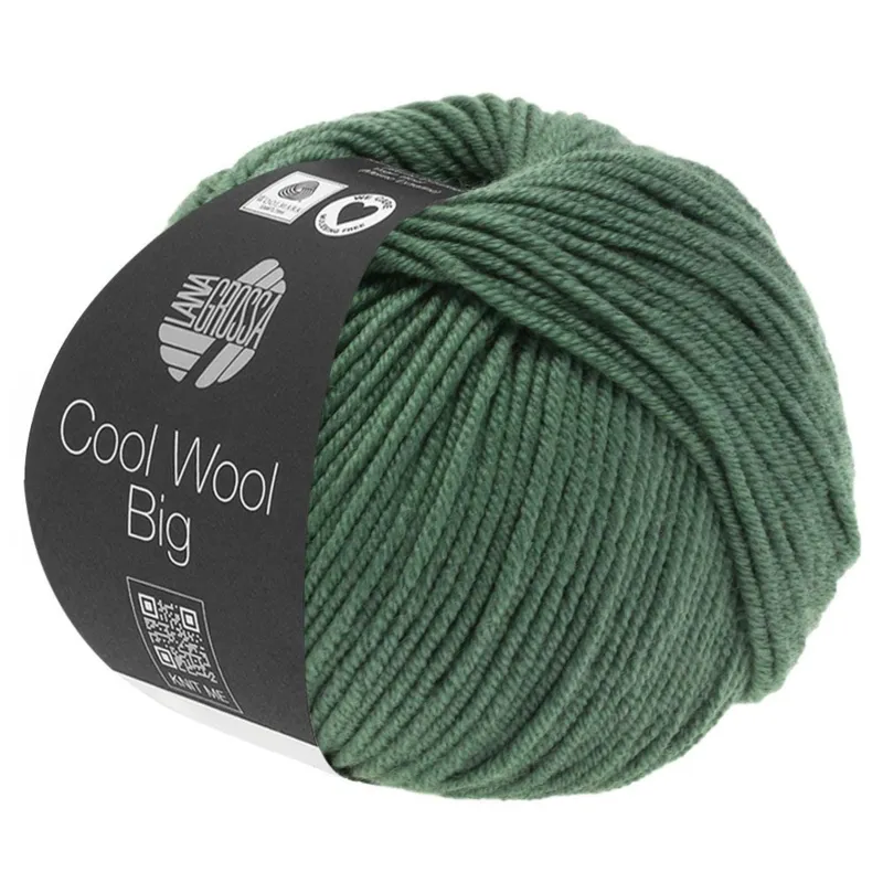 Lana Grossa Cool Wool Big 967 Resedagrøn