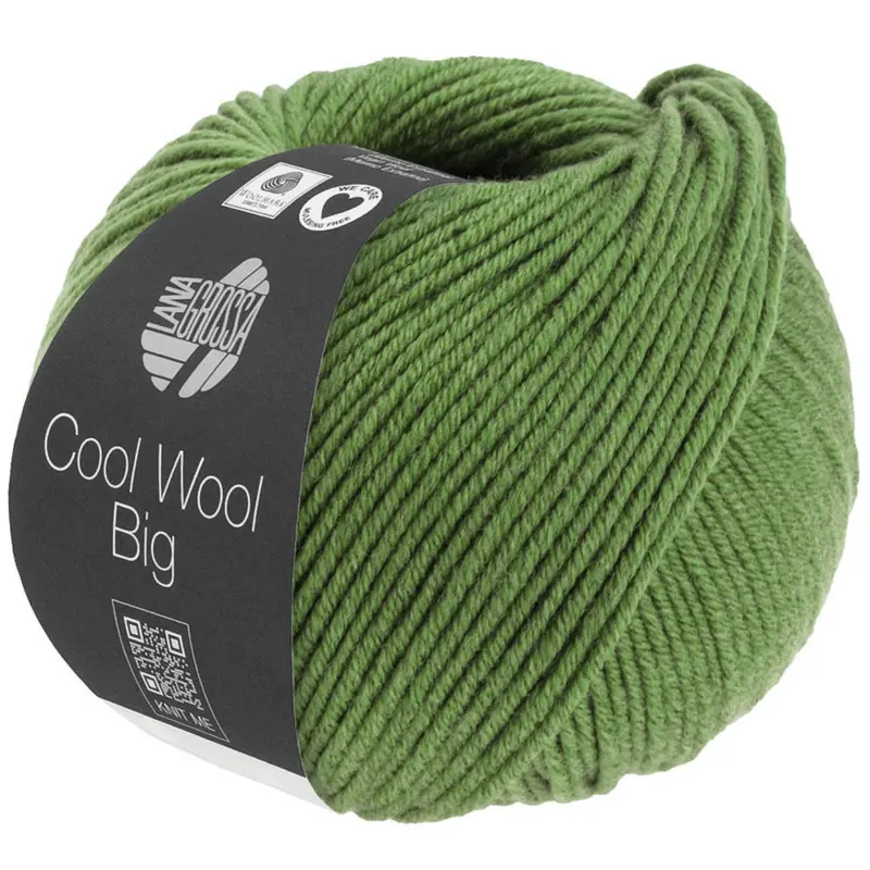 Lana Grossa Cool Wool Big 1634 Grøn meleret