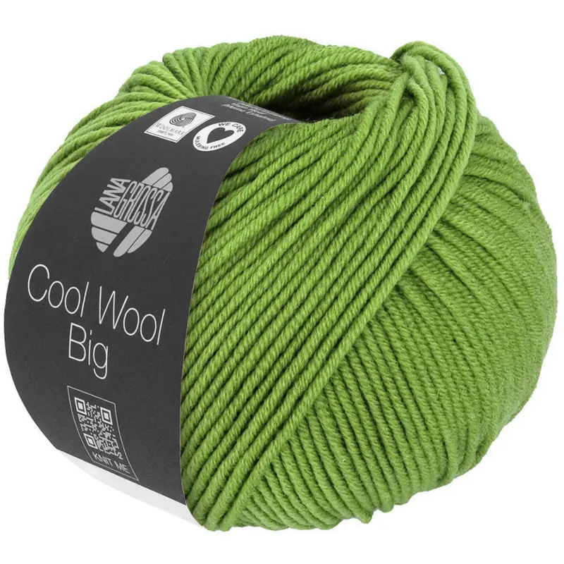 Lana Grossa Cool Wool Big 1022 Kløvergrøn