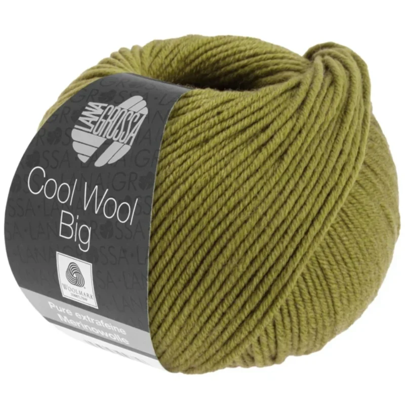 Lana Grossa Cool Wool Big 1006 Lys oliven