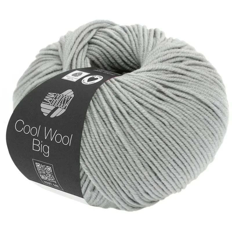 Lana Grossa Cool Wool Big 928 Mellem Grå