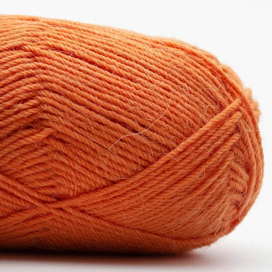 Kremke Soul Wool Edelweiss Alpaka 019 Mørk orange
