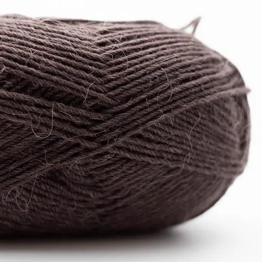 Kremke Soul Wool Edelweiss Alpaka 024 Mørk brun