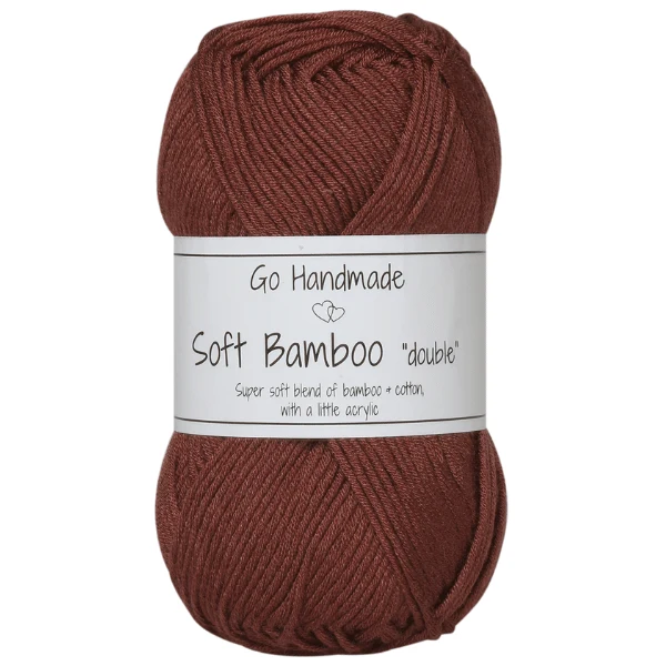 Go Handmade Soft Bamboo "Double" 17777 Karamel