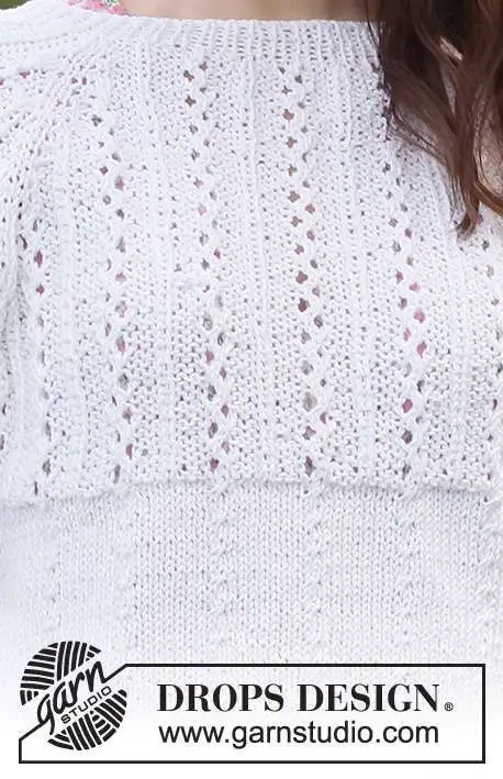 231-49 Lost in Summer Sweater by DROPS Design