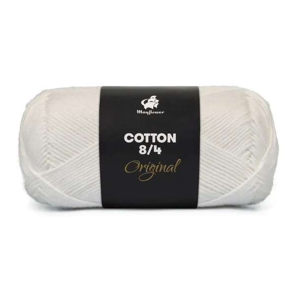Mayflower Cotton 8/4 1402 Hvid