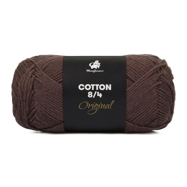 Mayflower Cotton 8/4 1436 Mørkebrun