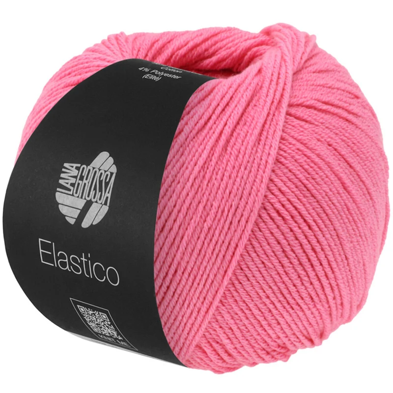Lana Grossa Elastico 178 Bolsjelyserød