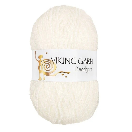 Viking Pleddgarn 701 Hvid