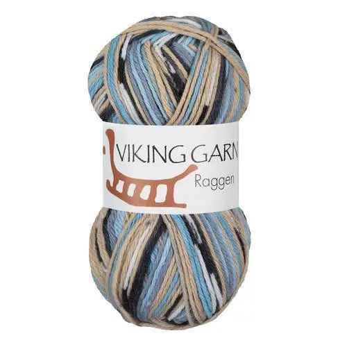 Viking Raggen 722 Multi beige/lys blå