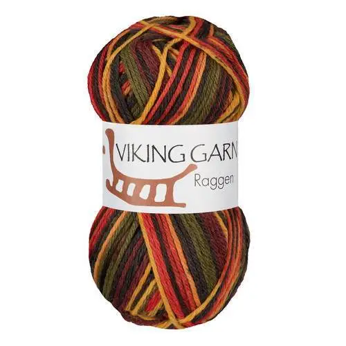 Viking Raggen 737 Multi orange/brun