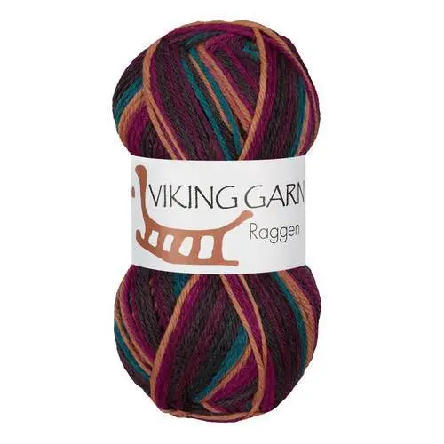Viking Raggen 756 Multi lilla/okker
