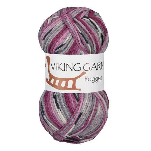 Viking Raggen 762 Multi grå/rosa