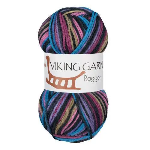 Viking Raggen 766 Multi blå/rosa